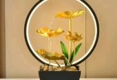 Waterfall fountain LED ring light sell kora hbe