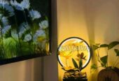 Waterfall fountain LED ring light sell kora hbe