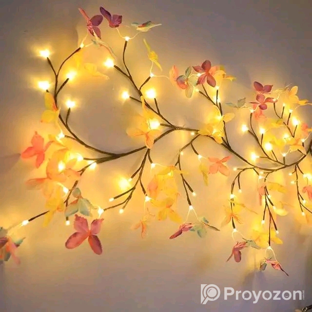 Butterfly & Rose Willow Tree wall