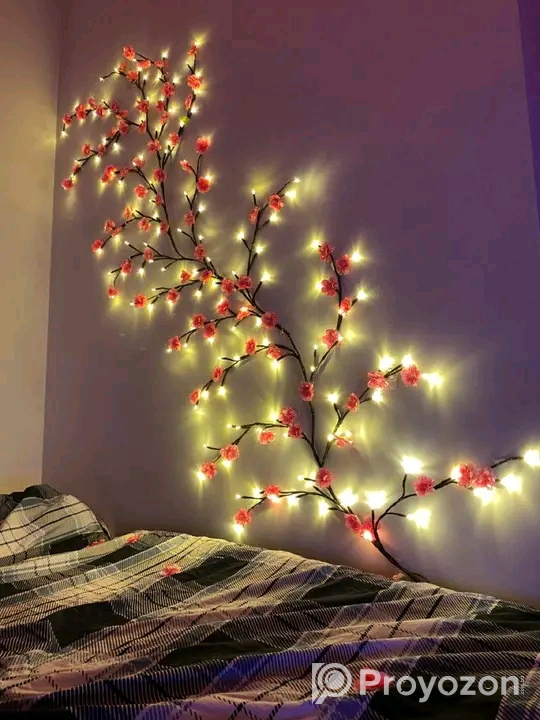 Butterfly & Rose Willow Tree wall