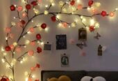 Butterfly & Rose Willow Tree wall