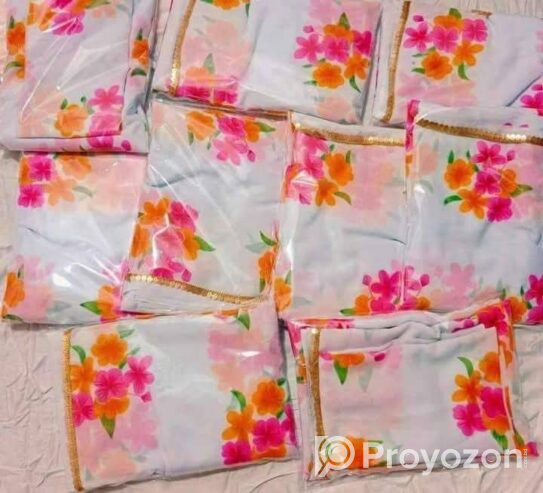 বৈশালহ এর জরজেট শাড়ি