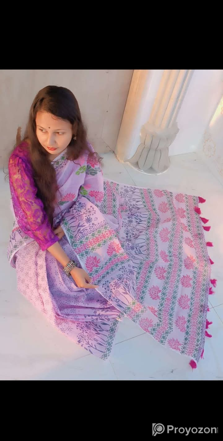 টাঙ্গাইল হাফ সিল্ক, শাড়ি বিক্রি হবে