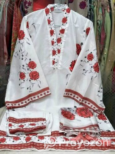 প্রিমিয়াম কোয়ালিটি দুবাই সিল্কের থ্রী পিস
