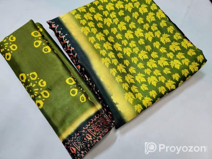 নিউ সিল্ক বাটিক শাড়ি বিক্রি হবে