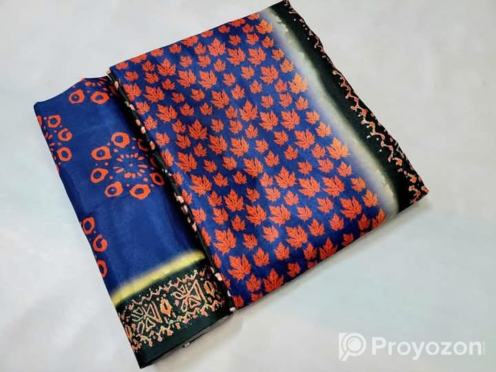 নিউ সিল্ক বাটিক শাড়ি বিক্রি হবে