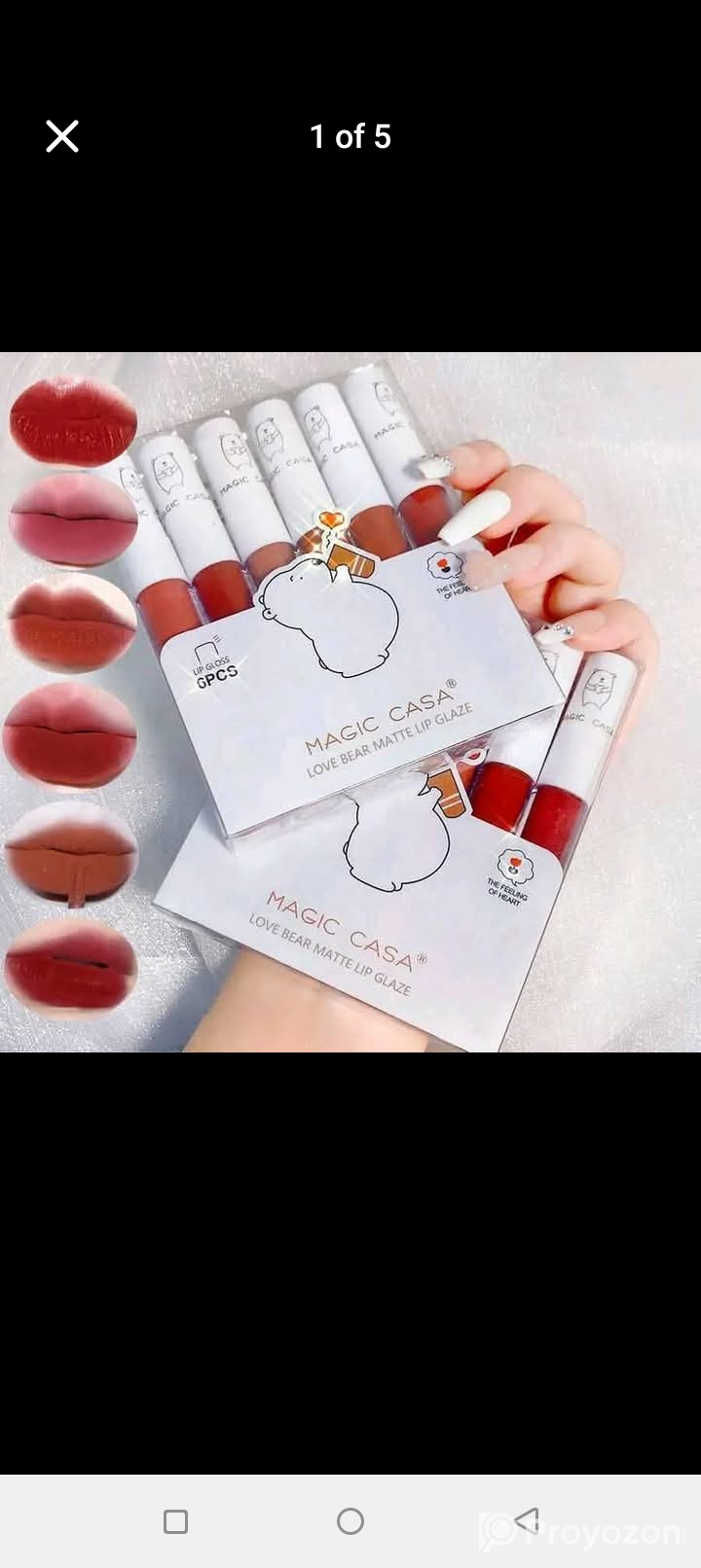 Magic casa lipstick set (6pcs) for sell