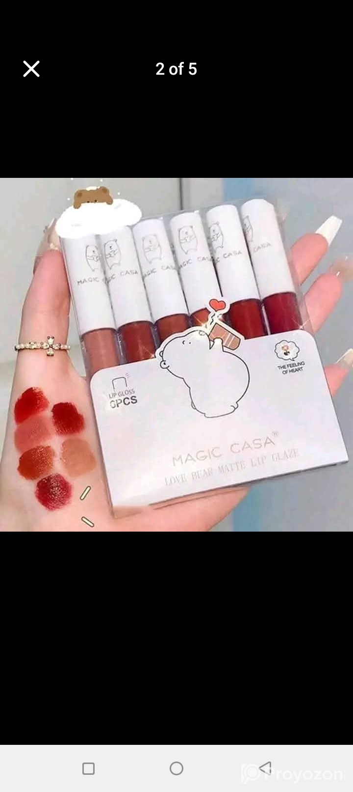 Magic casa lipstick set (6pcs) for sell