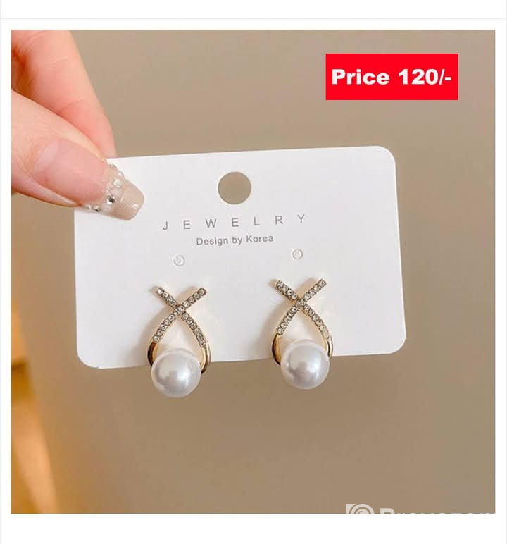 Alloy earrings for women Pearl for sell