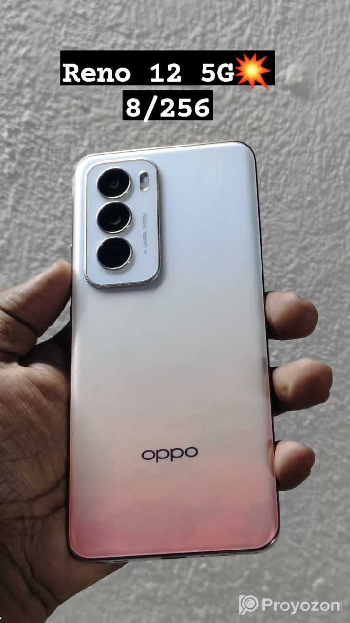 রেনো ১২ ৫জি ৮ সেল করা হয়