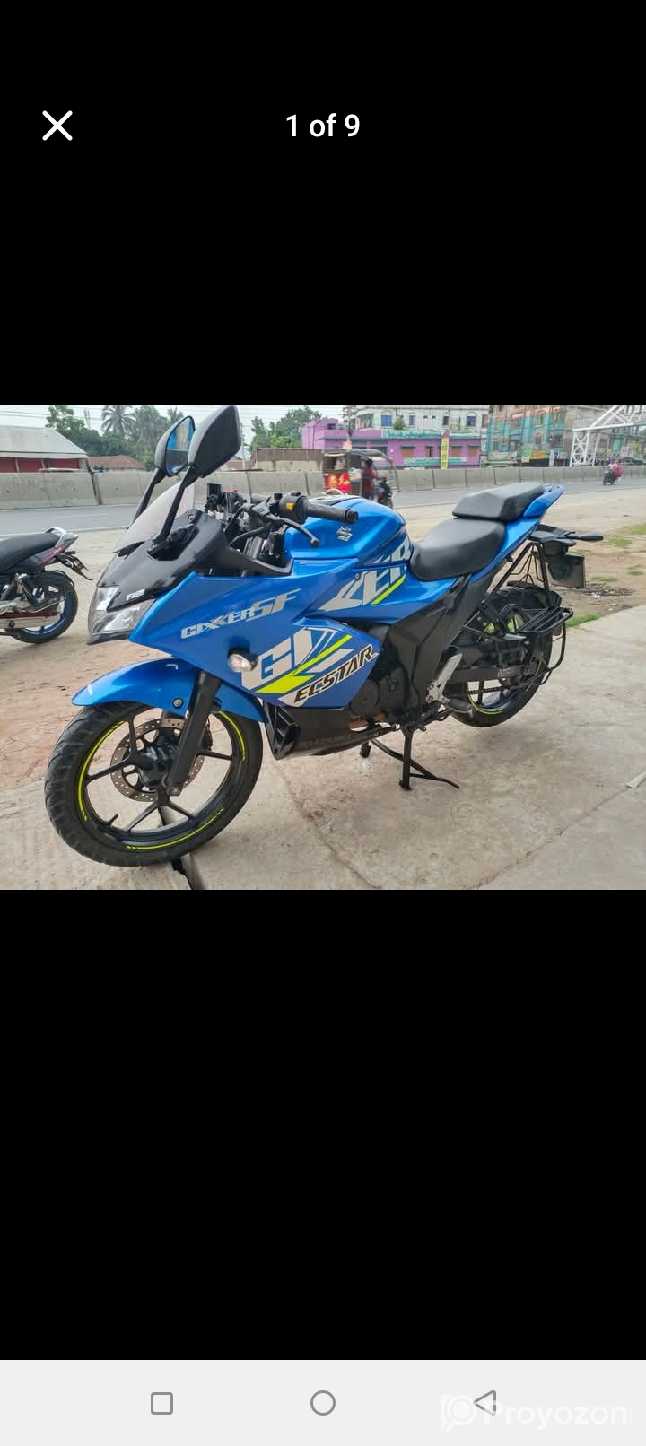 Suzuki gixxer sf fi abs /2021 Blue