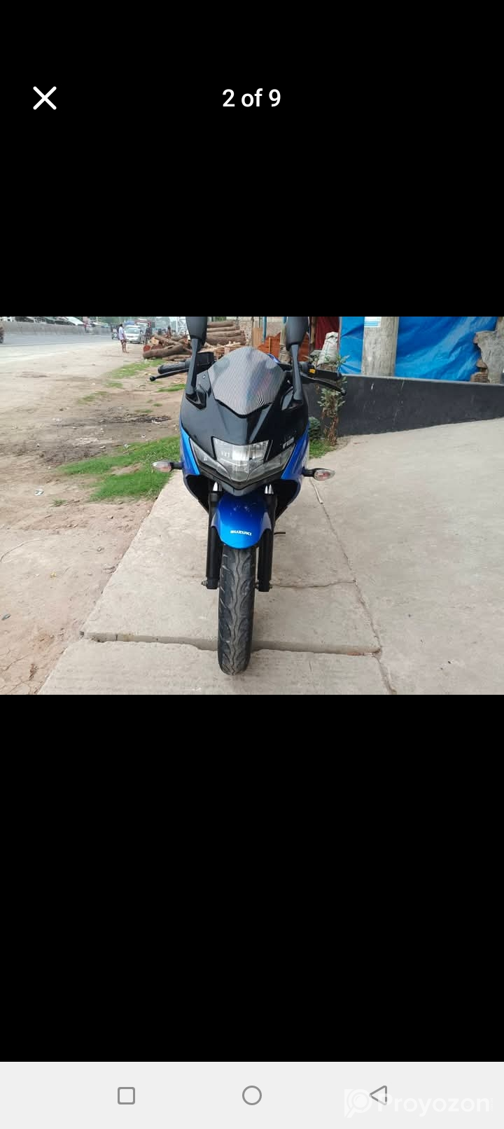 Suzuki gixxer sf fi abs /2021 Blue