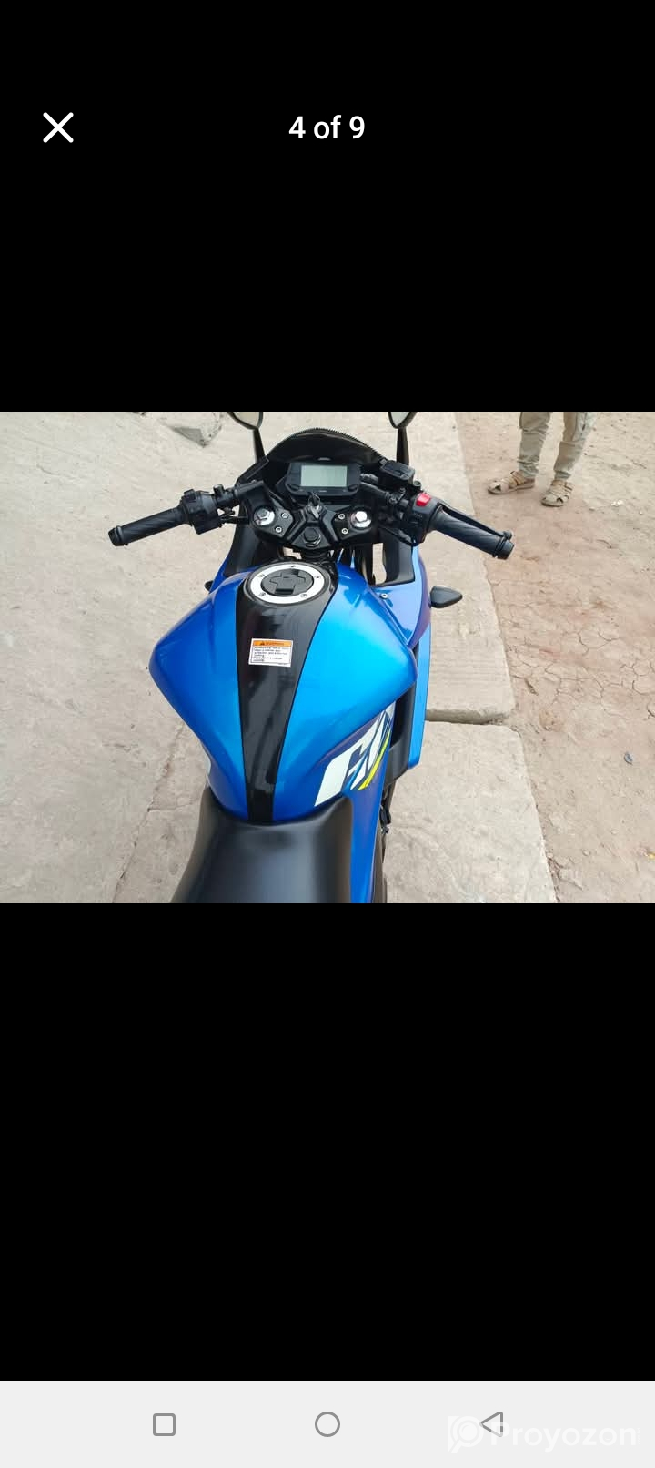Suzuki gixxer sf fi abs /2021 Blue