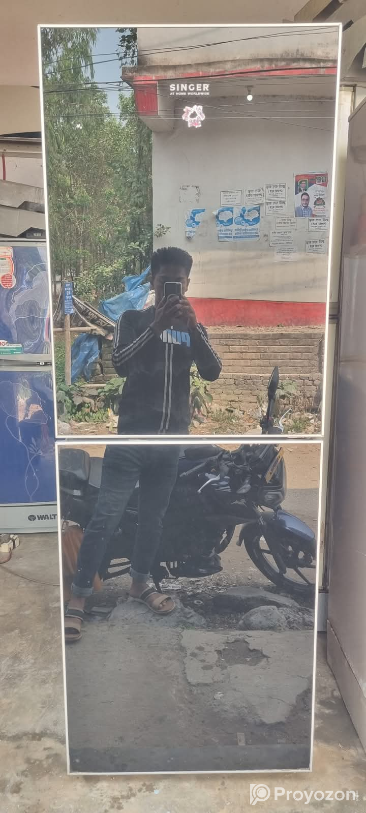 Singer (230 Liter) Glass dore