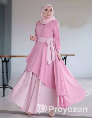 Dubai Cherry Borka with Hijab