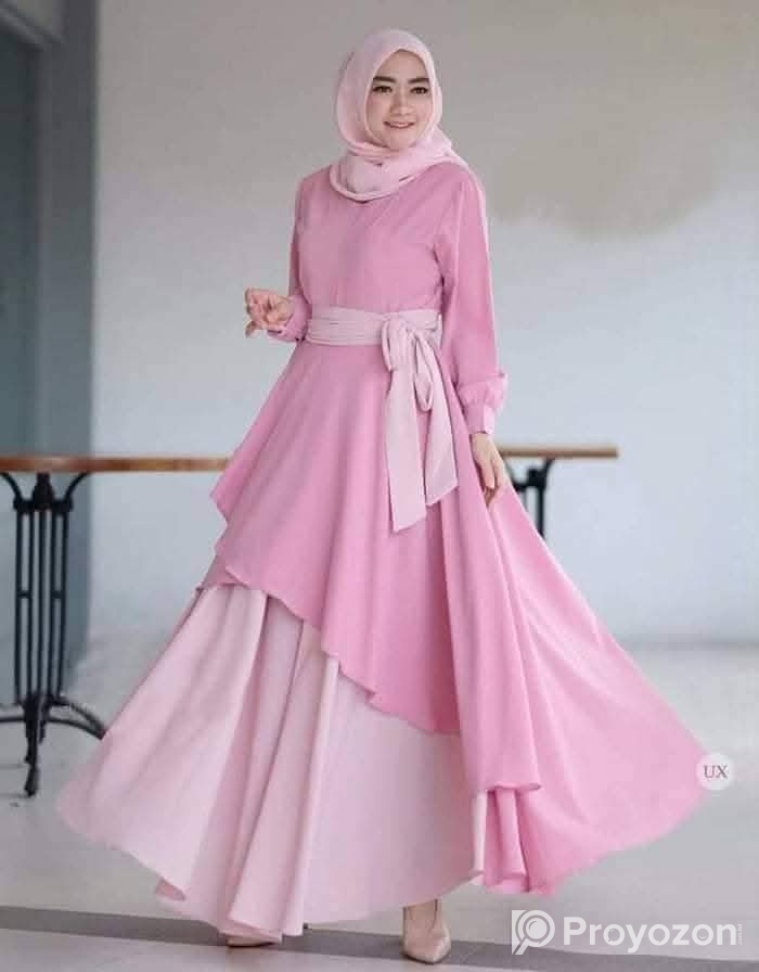 Dubai Cherry Borka with Hijab
