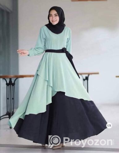 Dubai Cherry Borka with Hijab