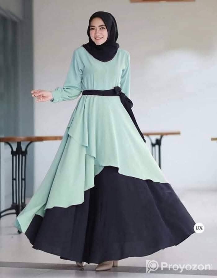 Dubai Cherry Borka with Hijab