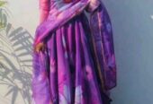 রেডিমেড জর্জেট গাউন থ্রি পিস