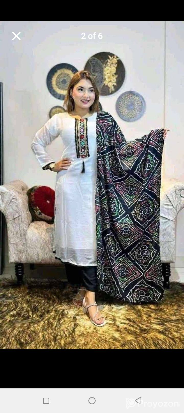 জর্জেট চুন্দ্রি ওড়না ভাইরাল থ্রি পিস কালেকশন।।
