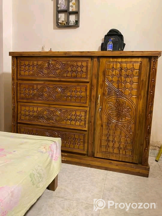 খাট ওয়ারড্রব ড্রেসিং বিক্রি হবে