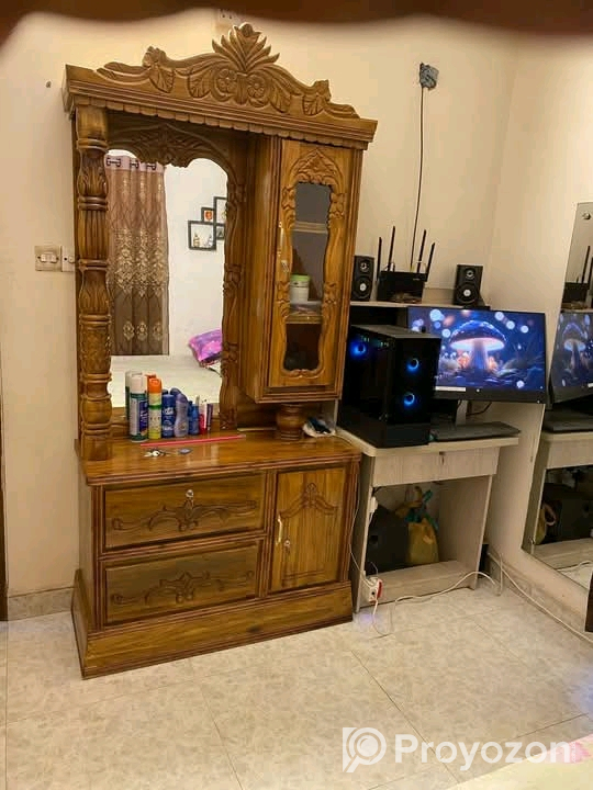 খাট ওয়ারড্রব ড্রেসিং বিক্রি হবে