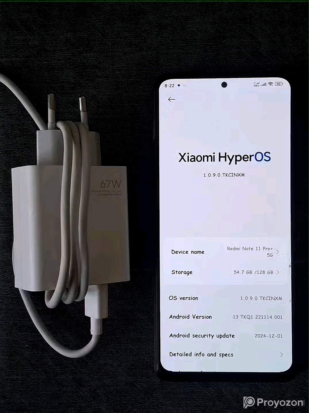 Redmi Note 11 Pro Plus 5G sell kora hoby