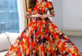 Stylish Elegant Long Gown Kurti