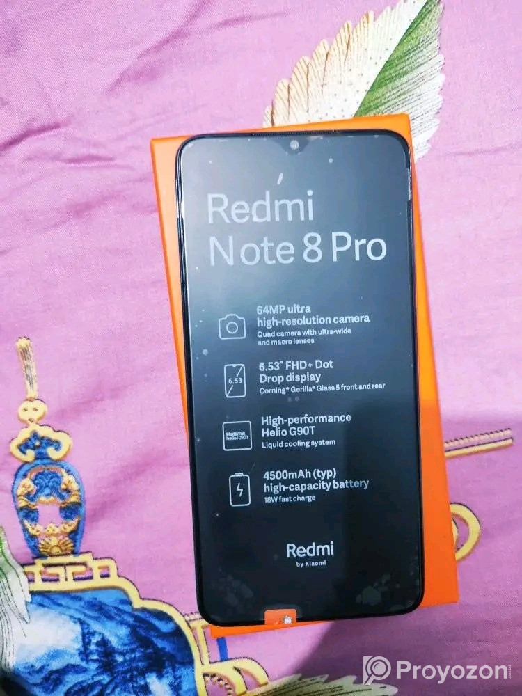 XIAOMI REDMI NOTE 8 PRO sell kora hoby