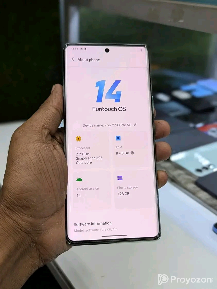 Vivo Y200 Pro 5G sell kora hoby