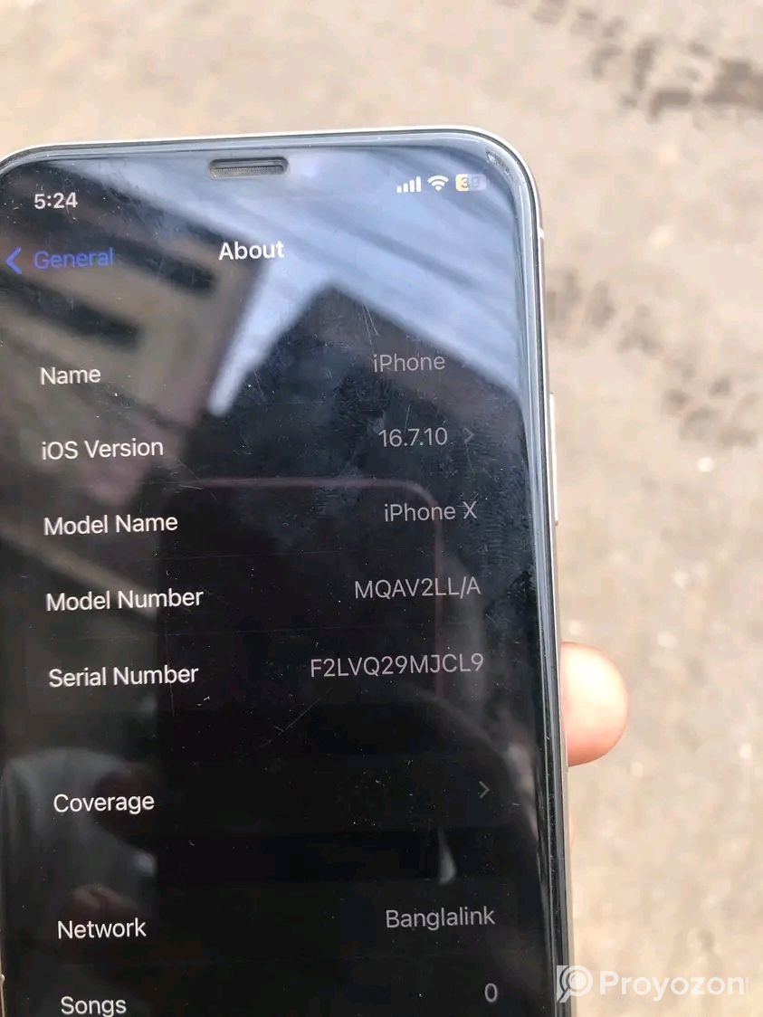 Iphone x sell kora hoby