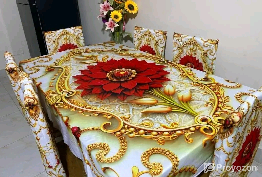 Original 3D Printed Dining Chair Table Covered for sell