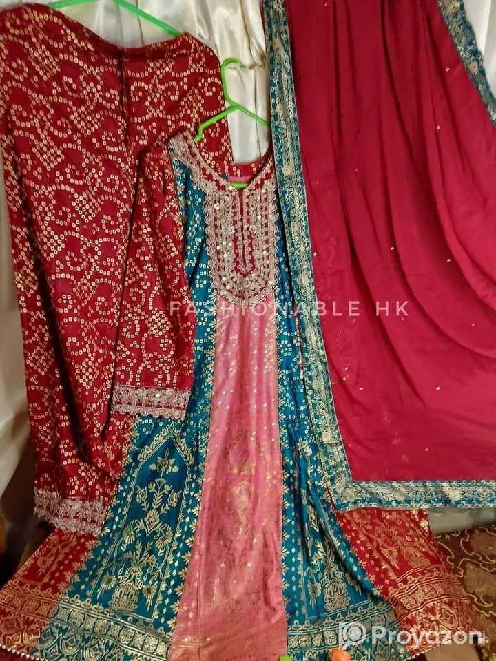 থ্রি পিস বিক্রি করা হবে