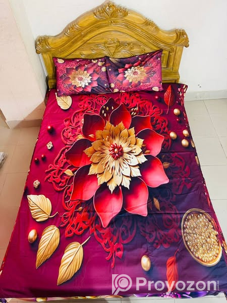 Premium 3D Bed sheet Four Piece Set: For sell