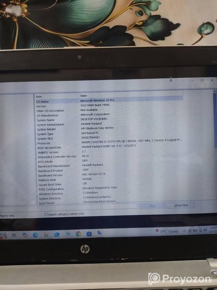 Hp elitebook folio 9570m.For sell