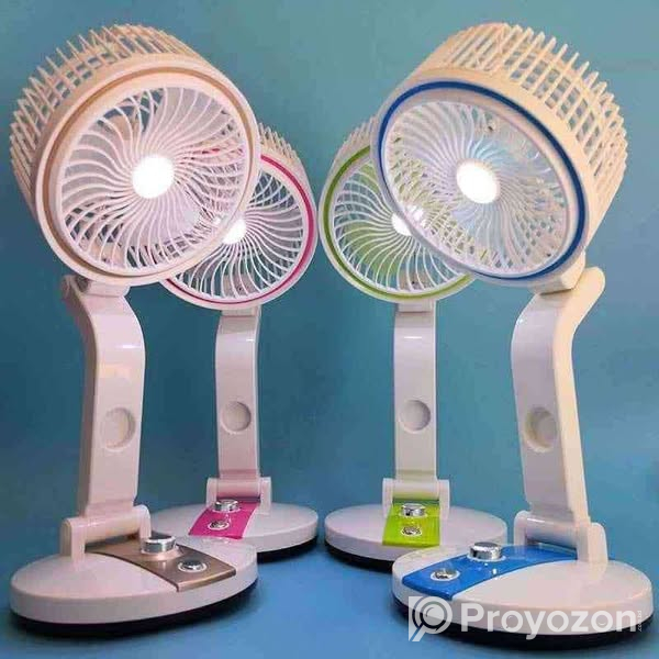 Rechargeable Folding Fan With LED Ligh . For sell