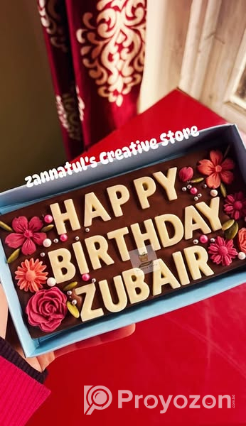 Happy Birthday customised chocolate . For sell
