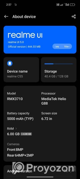 Realme c55 . For sell
