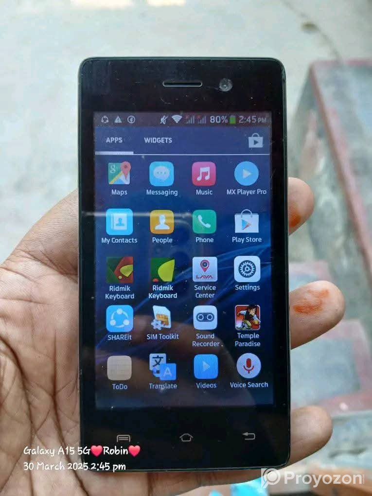 Lava iris 505 sell hobe