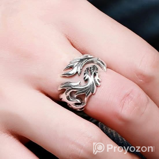 Stainless Steel Dragon Rings For Men