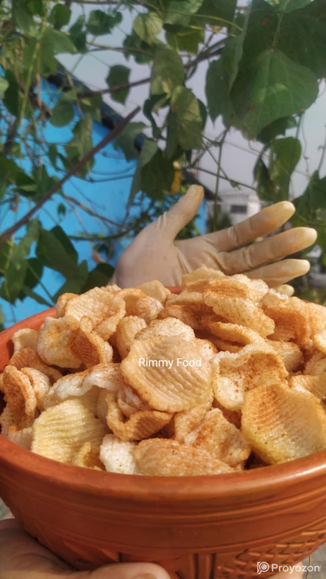 আলু ভুট্টা সাবু মিক্স করে তৈরি মজাদার পটেটো চিপস