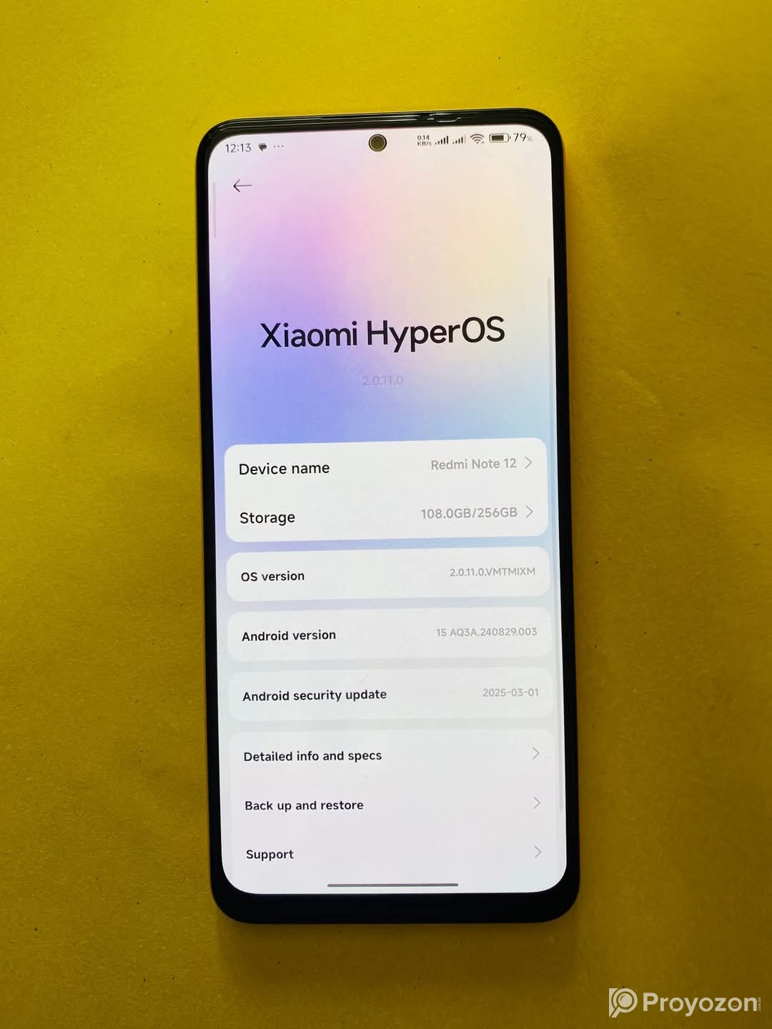 Redmi note 12 4g Sell post