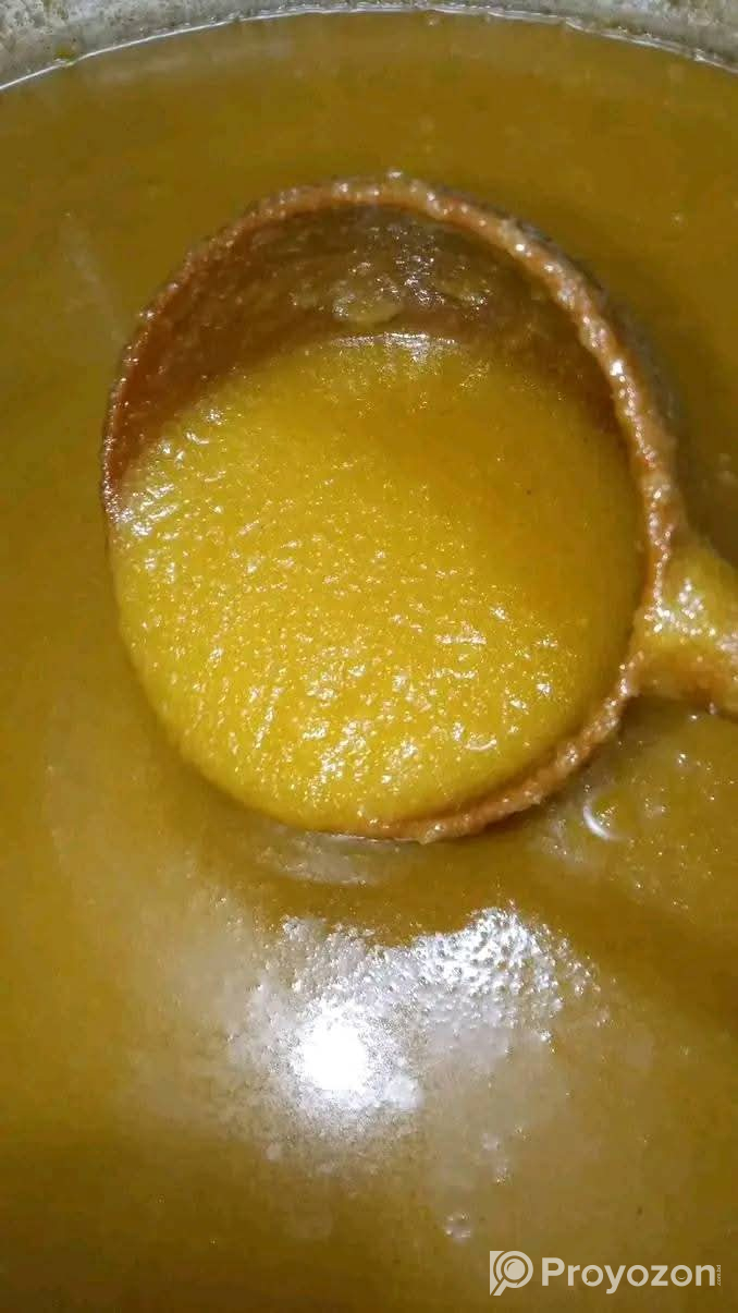 ১০০% খাঁটি কড়া জ্বালের গাওয়া ঘি বিক্রয় করা হচ্ছে