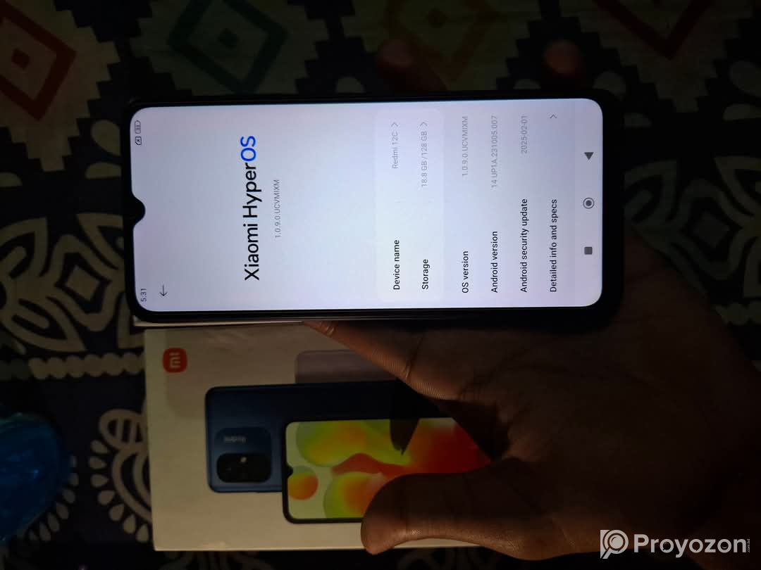 Redmi 12c 6,128 bikri kora hobe