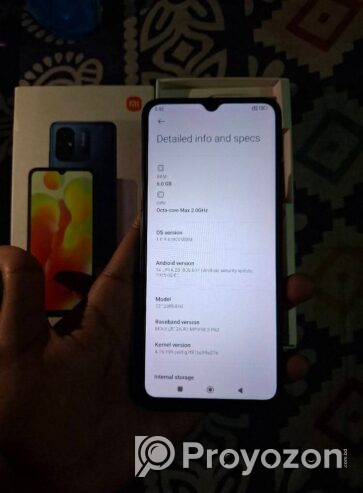 Redmi 12c 6,128 bikri kora hobe