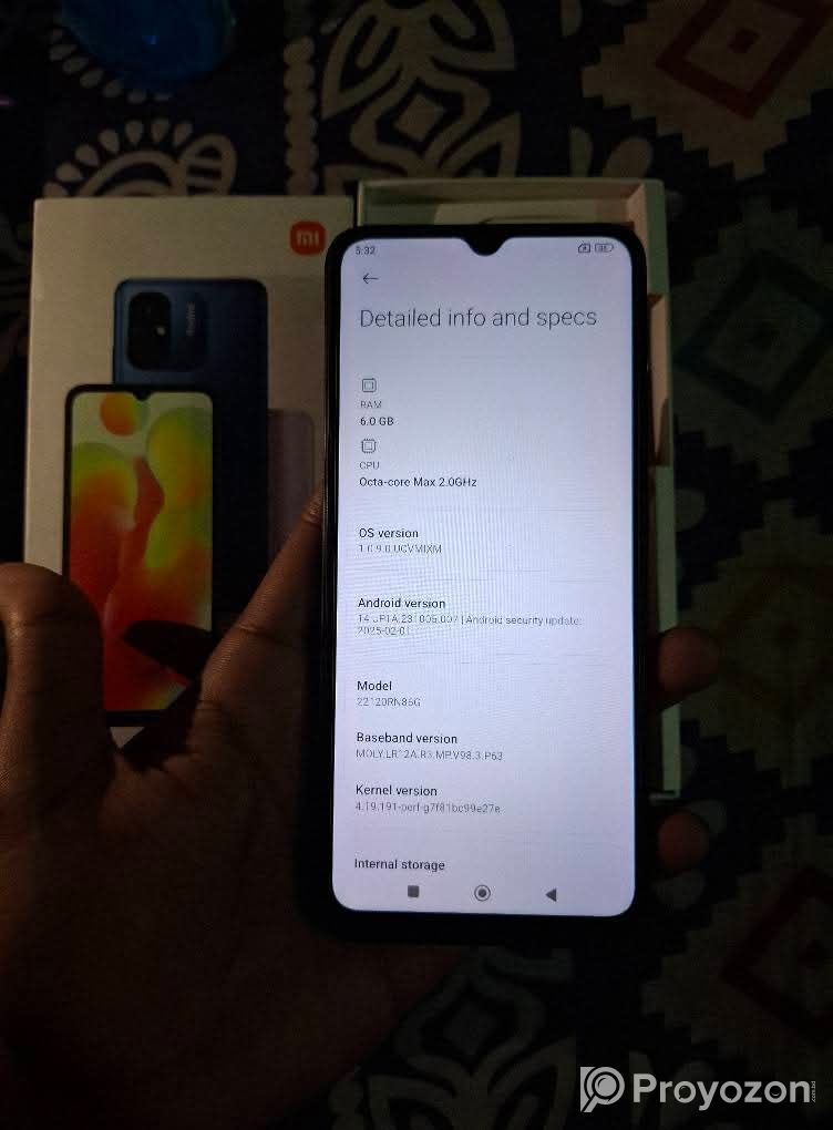 Redmi 12c 6,128 bikri kora hobe