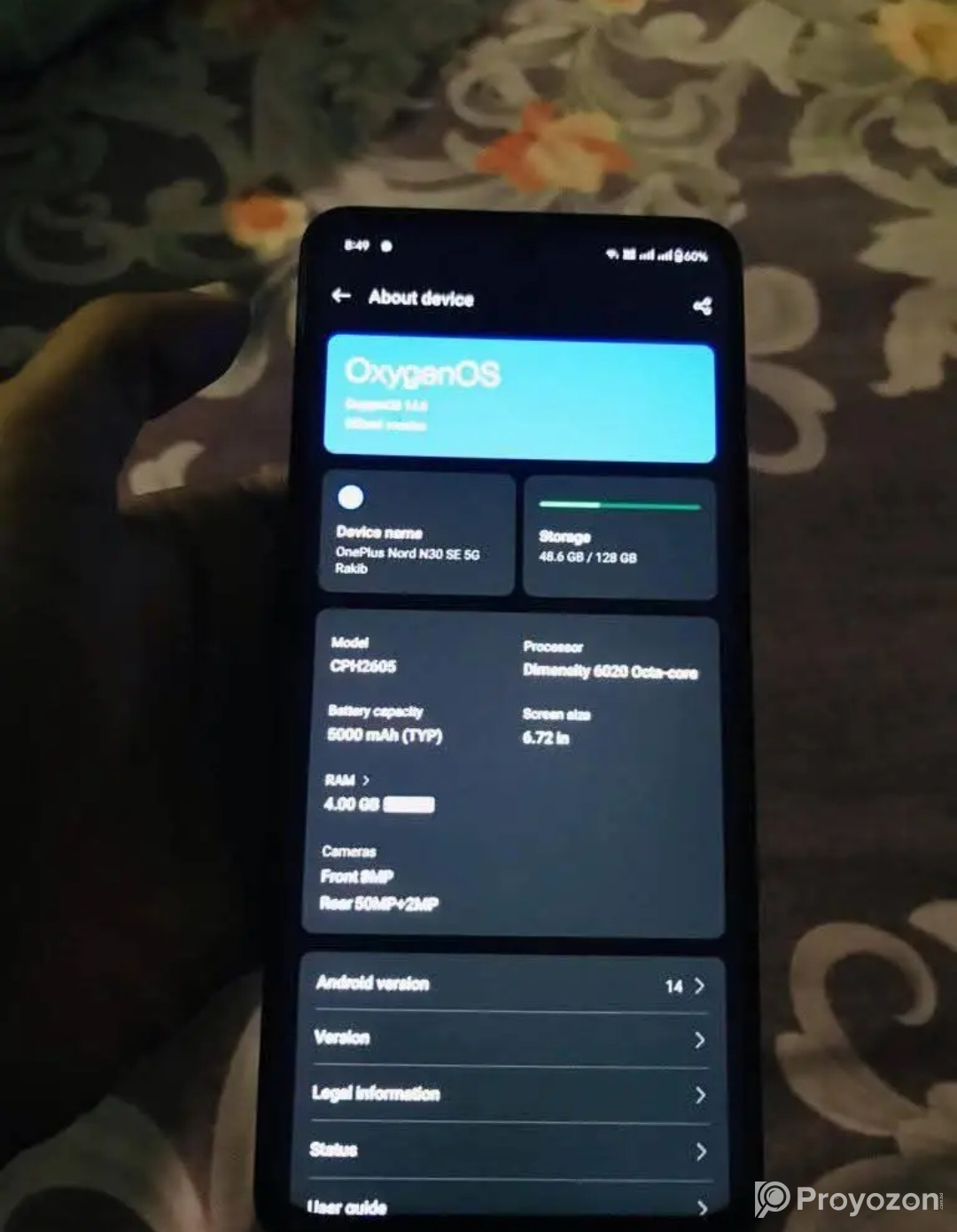 One plus fhonti sell hobe