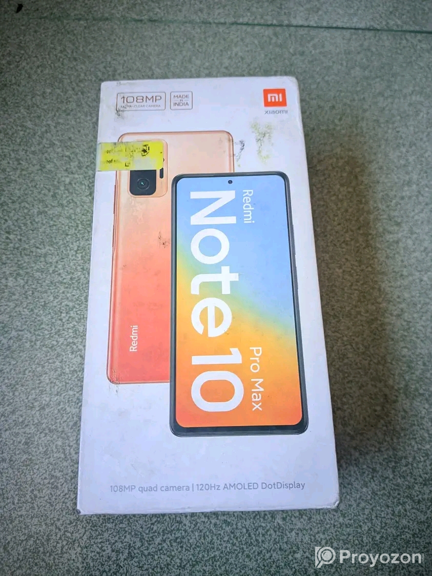 Redmi note 10 pro max Sell kora hoby