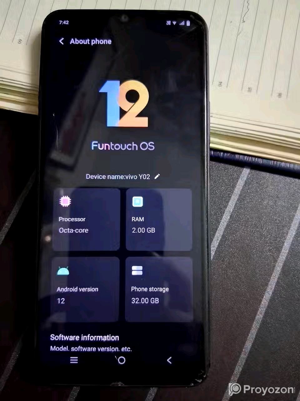 VIVO YO2 sell kora hoby