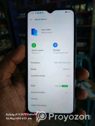 Oppo A17 K for sell
